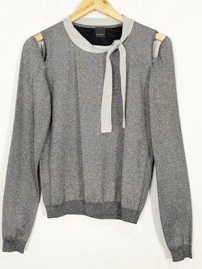 Pinko Cold-Shoulder Tie-Neck Women's Sweater size XS